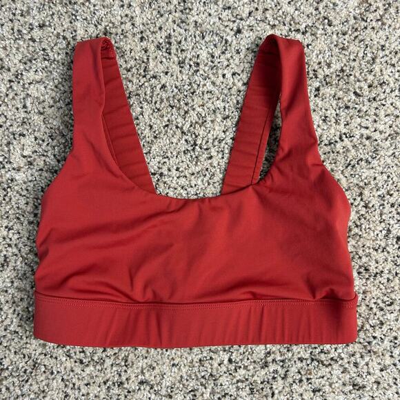 Vuori Other - Vuori Stride Bra Poppy Size XS Strappy Unpadded Yoga Activewear